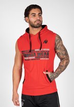 Gorilla Wear Melbourne Hooded T-shirt - Rood - 2XL