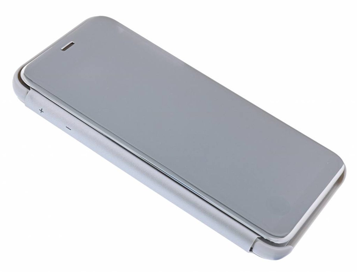 Ntech Zilver LED Flip Cover Hoesje Geschikt Voor Samsung Galaxy S10