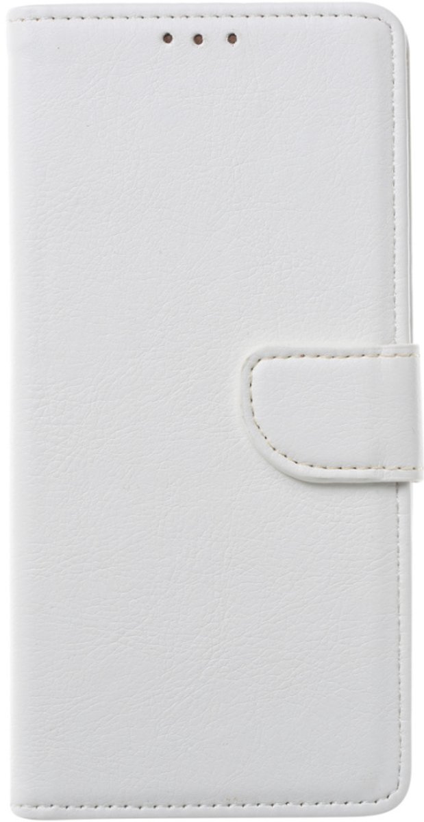 Ntech Geschikt voor Samsung Galaxy M21 Book Case - Wit