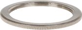 Snoerboer RAW ring voor E27 fitting - nikkel