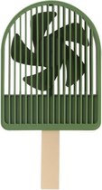 Outdoor Handheld USB Kleine elektrische ventilator Student Portable Desktop Silent Mini Ice Cream Fan (Green Mood)