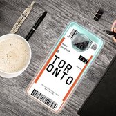 Voor Xiaomi Mi 10T Lite 5G Boarding Pass Series TPU telefoon beschermhoes (Toronto)