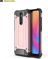 Voor Xiamo Redmi 8 / 8A Magic Armor TPU + pc combinatiebehuizing (roségoud)