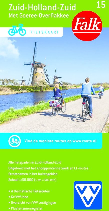 Fietskaart 15. Zuid-Holland-Zuid