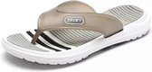 Eenvoudige casual antislip draagbare slippers voor heren (kleur: grijs, maat: 44)