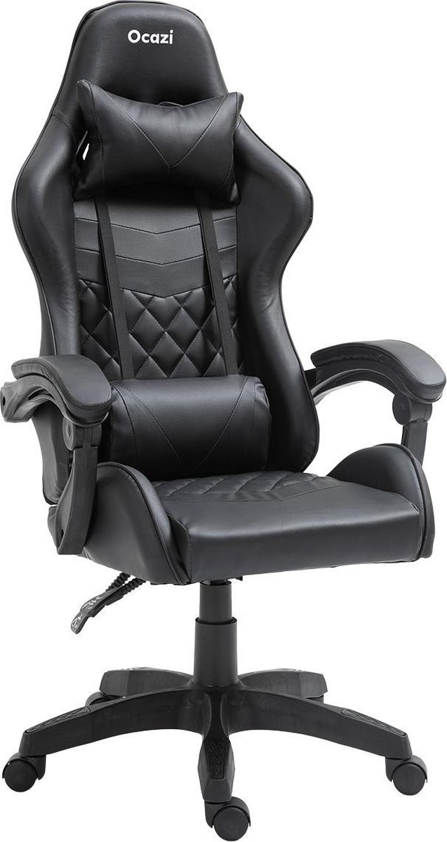 Ocazi Alaska Gamestoel - Gaming Chair - Bureaustoel - Zwart