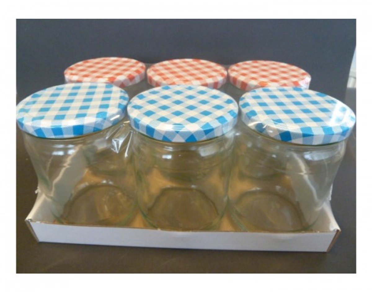 Weckglas 580 ml pak a 6 stuks