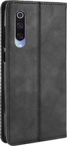 Xiaomi Mi 9 Hoesje - Mobigear - Sensation Serie - Kunstlederen Bookcase - Zwart - Hoesje Geschikt Voor Xiaomi Mi 9