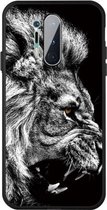 Voor OnePlus 8 Pro Pattern Printing Embossment TPU Mobile Case (Lion)