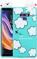 Voor Galaxy Note 9 schokbestendige Cartoon TPU beschermhoes (wolken)