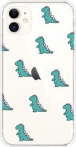 Voor iPhone 11 Lucency Painted TPU Protective (Mini Dinosaurus)