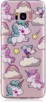 Unicorn Pattern TPU Case voor Galaxy S8