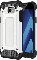 Voor Galaxy A7 (2017) / A720 Tough Armor TPU + pc combinatiebehuizing (wit)