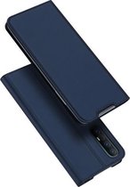 Voor OPPO Find X2 Neo DUX DUCIS Skin Pro Series horizontale flip PU + TPU lederen tas, met houder en kaartsleuven (blauw)