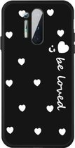 Voor OnePlus 8 Pro Small Smiley Heart Pattern schokbestendig TPU-hoesje (zwart)