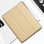Voor iPad 10.2 Mutural Horizontale Flip PC + TPU + PU lederen tas met houder en pen-sleuf (goud)