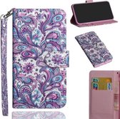 Voor Nokia 2.3 3D-schilderijpatroon Horizontaal Flip TPU + PU-lederen hoes met houder & kaartsleuven en portemonnee (spiraalpatroon)