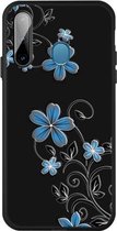 Voor Galaxy A11 / M11 Pattern Printing Reliëf TPU mobiele hoes (kleine orchidee)