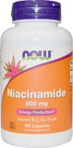 NOW Foods - Niacinamide 500mg - 100 capsules