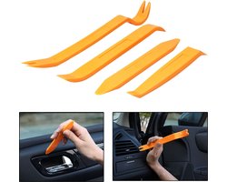 4 in 1 Car Audio System Dashboard Deurpaneel Removal Tools Kit (oranje)