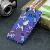 Patroon Transparant TPU Soft Case voor Huawei Nova 3i