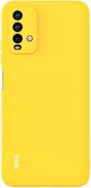 Voor Geschikt voor Xiaomi Redmi Note 9 4G IMAK UC-2-serie Schokbestendige volledige dekking Zachte TPU-hoes (geel)