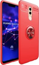 Schokbestendig TPU-hoesje voor Huawei Mate 20 Lite, met houder (rood)