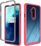 Voor OnePlus 7 Pro / 7T Pro Starry Sky Solid Color Series Schokbestendige PC + TPU beschermhoes (rood)