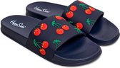 Happy Socks slippers cherry blauw - 46
