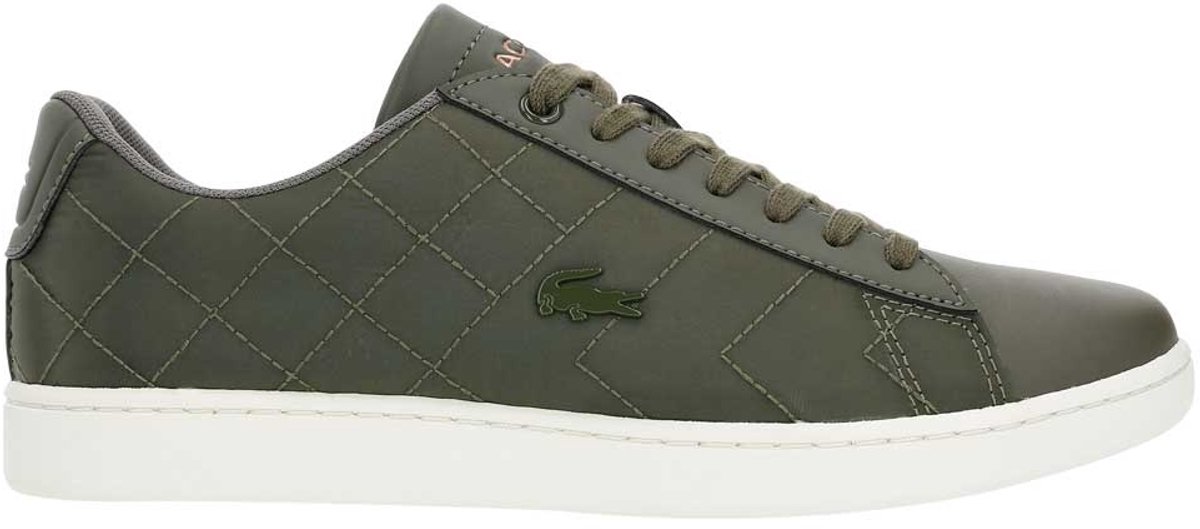 Lacoste Carnaby Evo Kaki Sneakers Dames Groen