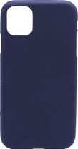 Effen kleur Matte TPU Soft Shell mobiele telefoon bescherming achterkant voor iPhone 11 Pro Max (zwart)