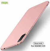 MOFI Frosted PC Ultradunne harde hoes voor Geschikt voor Xiaomi CC9 (roségoud)