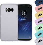 Voor Galaxy S8 + / G955 Lovely Candy Colors Soft TPU beschermhoes (wit)