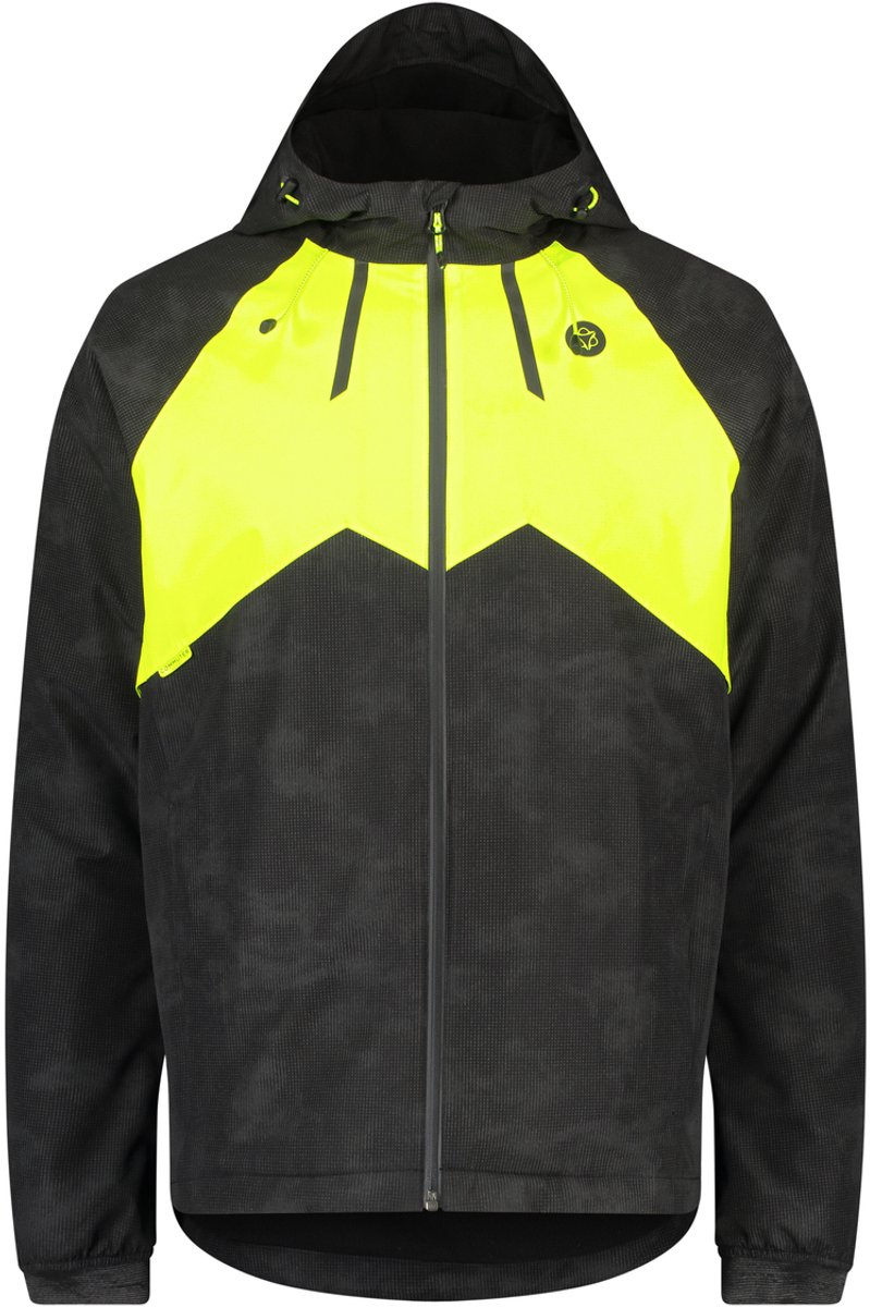 AGU Winter Regenjas Commuter Heren – Reflecterend Zwart