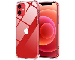 Hoesje Geschikt voor iPhone 12 Mini hoesje shock proof siliconen - TPU Schokbestendig backcover (verstevigde randen)