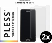 Samsung A5 2016 Screenprotector Glas - 2x - Pless®
