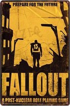 Retro Muur Decoratie uit Metaal Fallout Game Merch 3