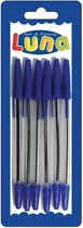 Luna Balpennen 15 Cm Blauw 6 Stuks