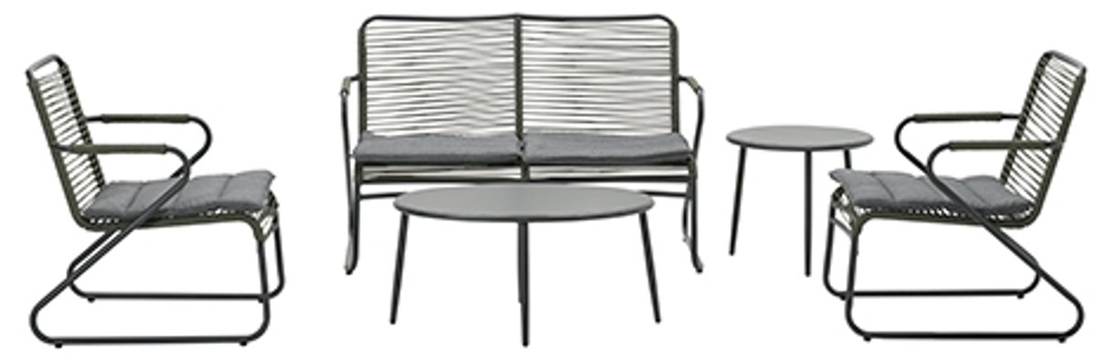 Garden Impressions Mason loungeset 5-delig - mos groen