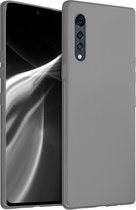 kwmobile telefoonhoesje voor LG Velvet - Hoesje voor smartphone - Back cover in titaniumgrijs