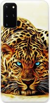 ADEL Siliconen Back Cover Softcase Hoesje voor Samsung Galaxy S20 FE - Tijger