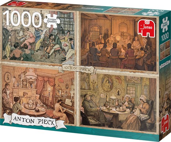 Foto: Pc anton pieck living room entertainment 1000pcs