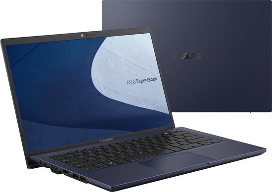 Asus Expertbook B1400CEAE-EK0259R - Laptop 14.0 Inch Full HD (1920 x 1080) - Intel Core I3-1115G4 - 8 GB DDR4 - 256 GB M.2 NVMe PCIe 3.0 SSD - Intel UHD Graphics - Windows 10 Pro - WIFI, Bluetooth - blauw