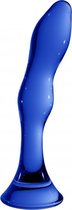 Chrystalino Gallant Glazen Dildo - Blauw