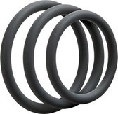 Doc Johnson - Optimale - 3 C-Ring Set - Thin - Slate