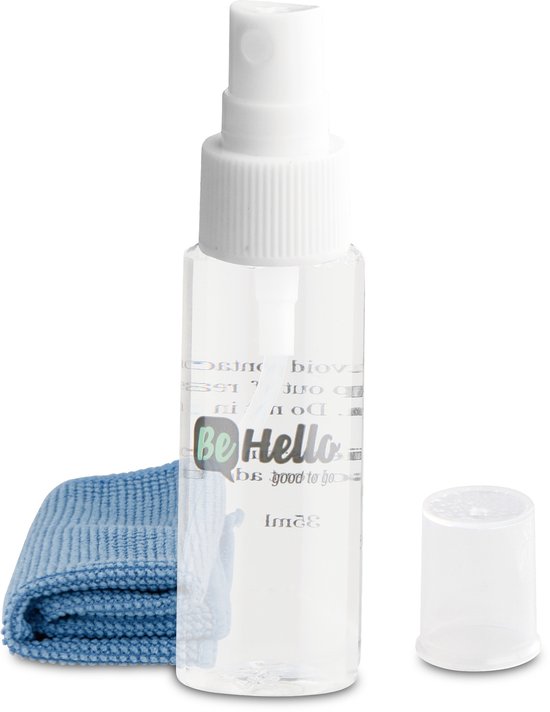 BeHello Screen Cleaning Kit Spray and Cloth 35ml