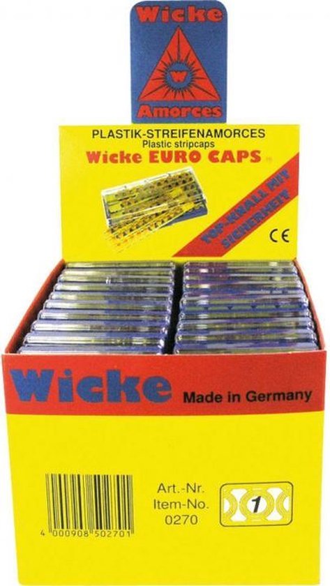 200x Ammorces plaffertjes strip - Pour frapper des objets de blague et des fusées 1 coup