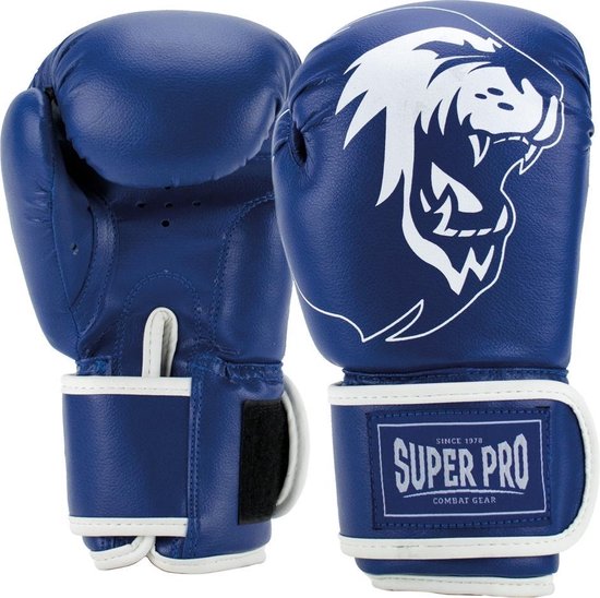 Gants de boxe Super Pro Talent Bleu 4oz