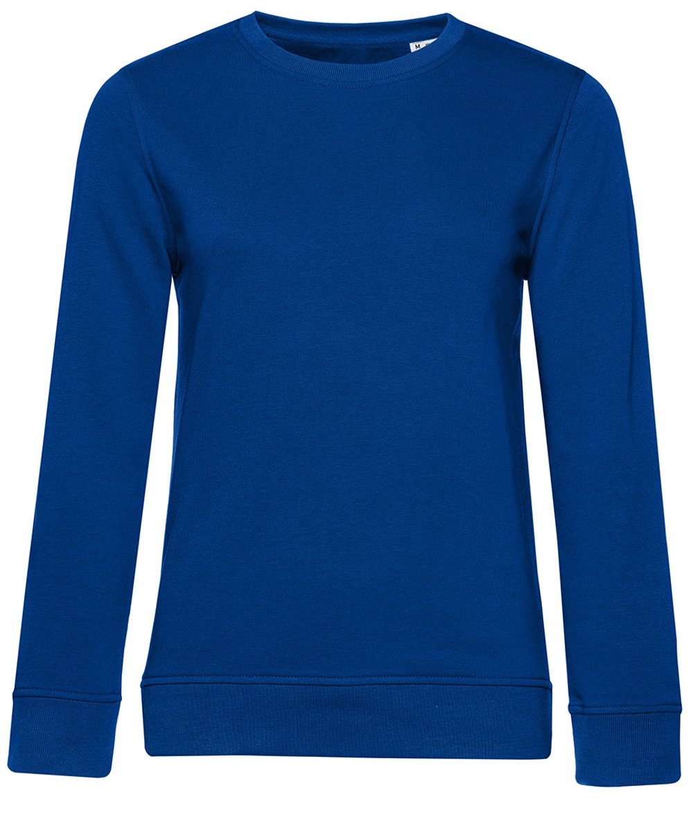 B&C Dames/dames Organic Sweatshirt (Koningsblauw)