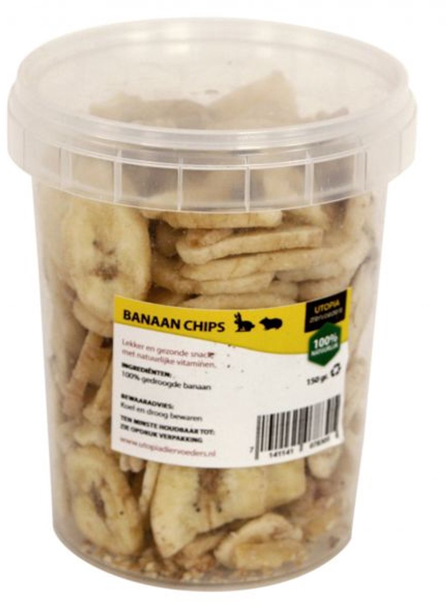 Utopia Banaan Chips 150 GR